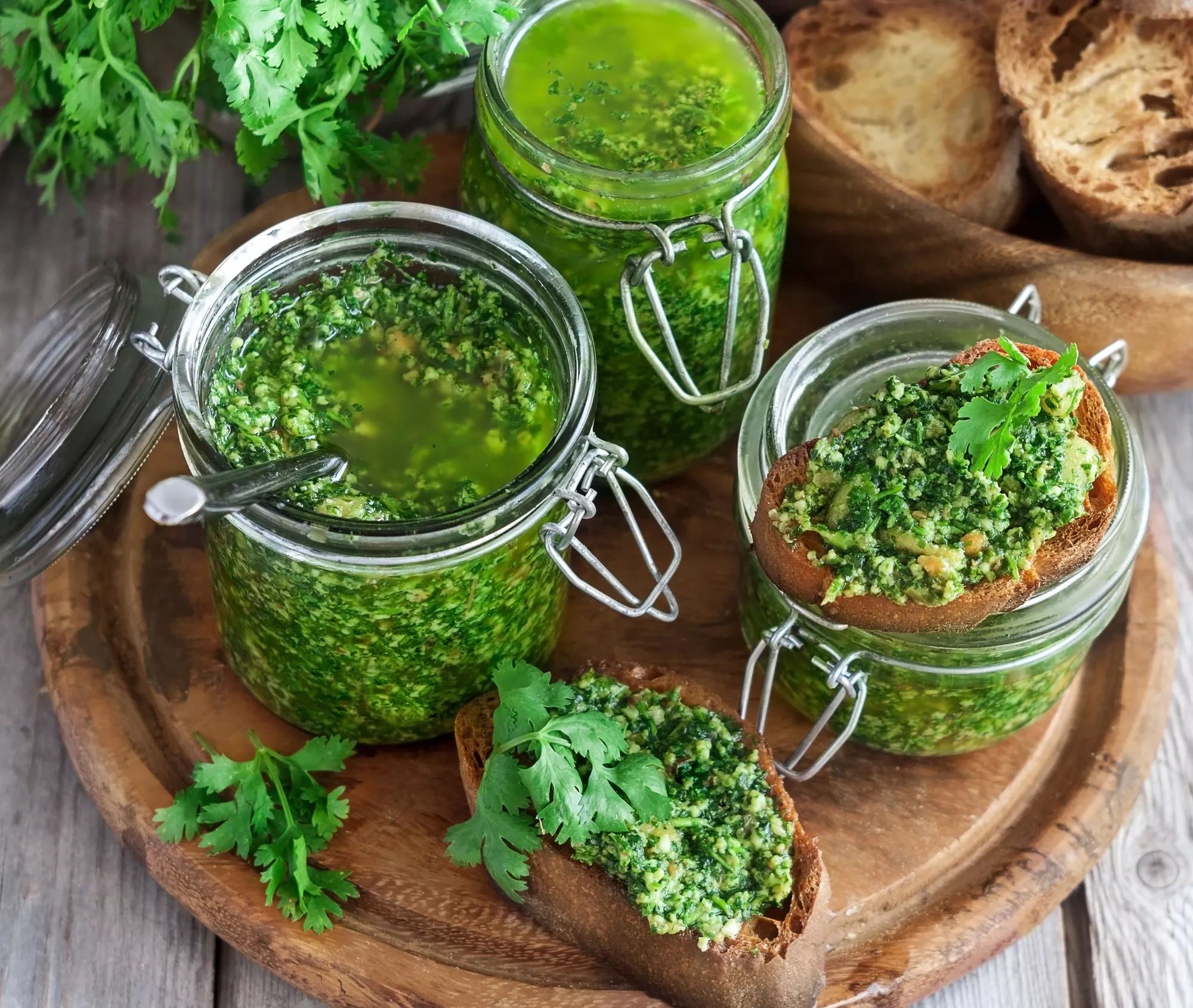 Koriandrové pesto